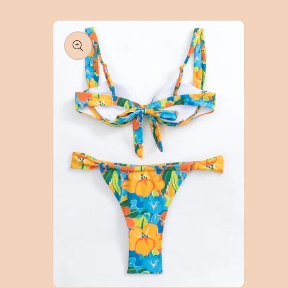 2555 NWT Jimmi Swim Macarena Set Size Medium - Picture 2 of 10